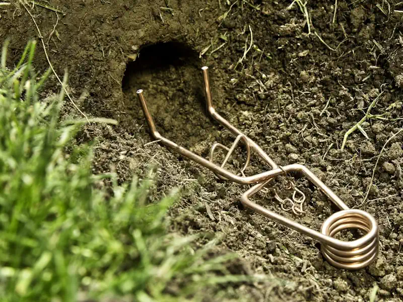 Pièges mécaniques à taupes utilisés par notre taupier à Herm